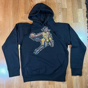 Team US Kobe Scream Pullover Hoodie Black Men Sz M New